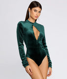 That's A Look Velvet Bodysuit