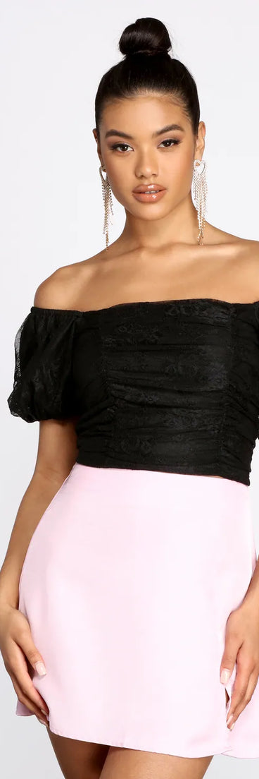 Lace Is More Crop Top