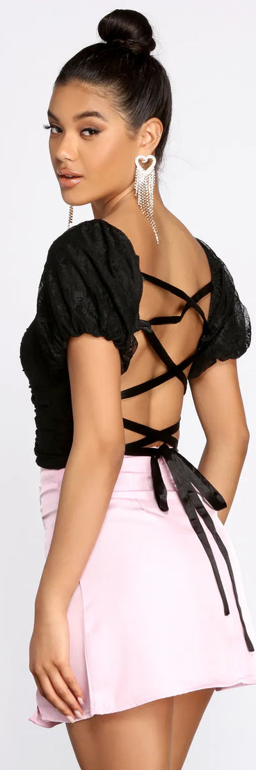 Lace Is More Crop Top