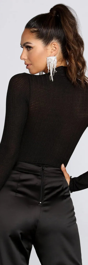 Merrow Edge Knit Bodysuit