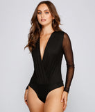 A Hot Mesh Bodysuit