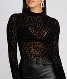 Spot Me Leopard Bodysuit