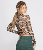 Untamed Mesh Crop Top