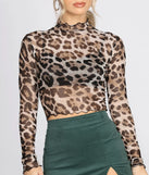Untamed Mesh Crop Top