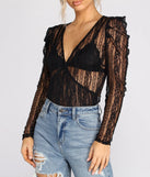 Luxe In Lace Surplice Top