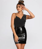 One Shoulder Cowl Neck Bodysuit