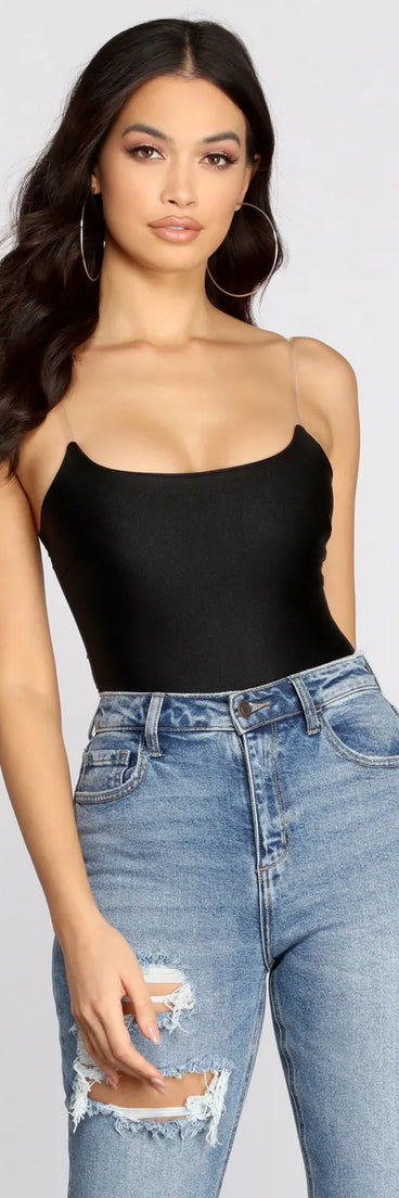 Clearly On Trend Knit Bodysuit