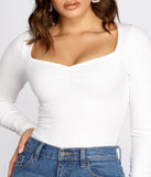 Feeling Myself Ruched Bodysuit