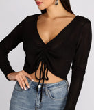 Can't Get Over Knit Crop Top