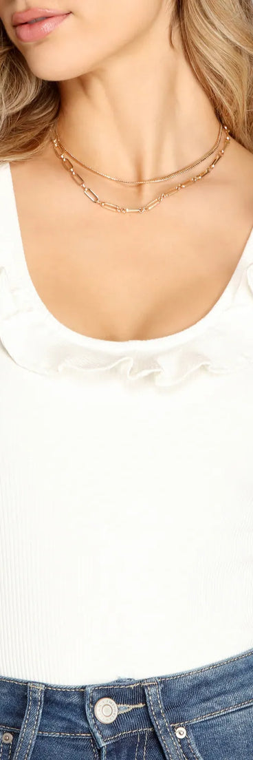 Ruffle It Out Ribbed Knit Top