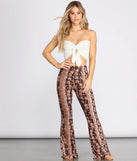 Smocked Tie Front Tube Top