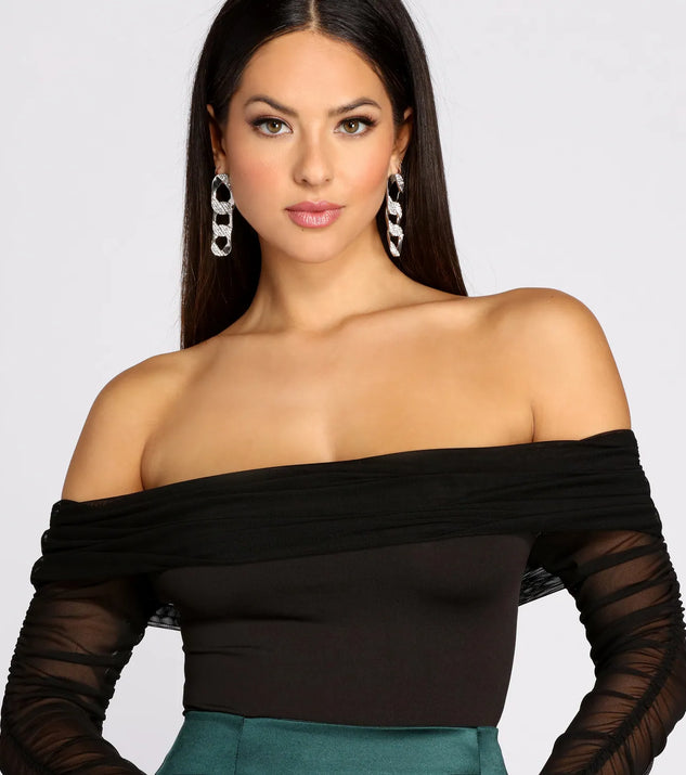 Mesmerize In Mesh Bodysuit