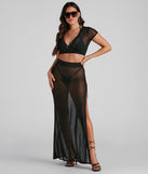 Wrap Me In Glam Mesh Top