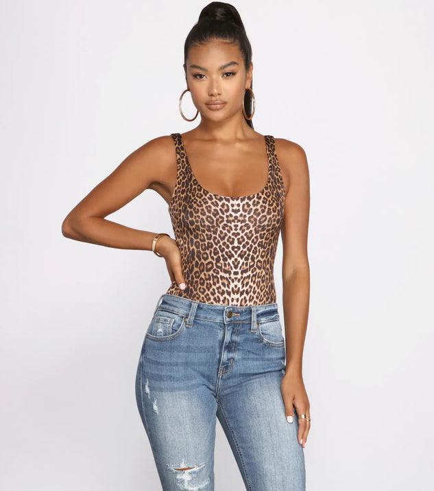 Wild Thing Animal Print Bodysuit