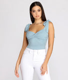 Tied And True Knit Top