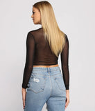 Spook-takular Spiderweb Heat Stone Mesh Top