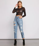 Spook-takular Spiderweb Heat Stone Mesh Top