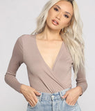 All Wrapped Up In Chic Style Bodysuit