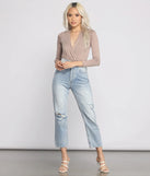 All Wrapped Up In Chic Style Bodysuit
