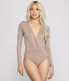 All Wrapped Up In Chic Style Bodysuit