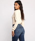 Sultry Deep V Neck Ribbed Bodysuit