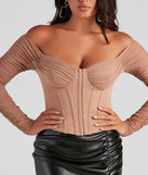 Ruched Moment Cropped Bustier