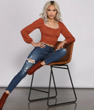 Stylish And Smocked Puff Sleeve Top