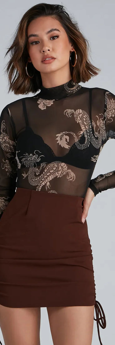 Forever Fierce Mesh Bodysuit