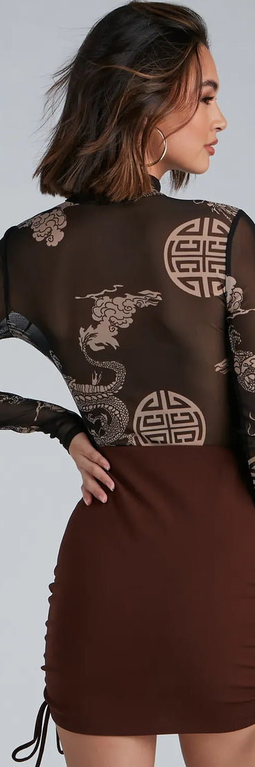 Forever Fierce Mesh Bodysuit