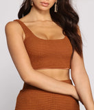 Major Cozy Vibes Cropped Tank