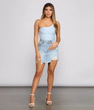 Sultry Style One-Shoulder Crop Top