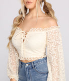 Lovin' Lace Crochet Crop Top