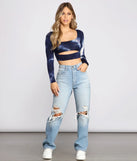 Totally Retro Tie-Dye Crop Top