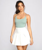 Sassy Style Strappy Knit Bodysuit
