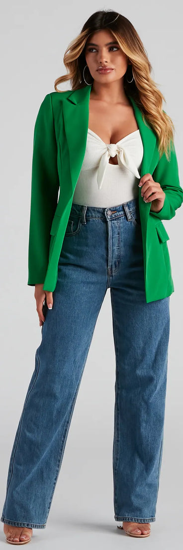 Sweet Vibes Tie-Front Bodysuit