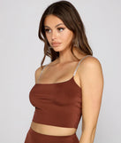 Feeling Fine Rhinestone Crop Top
