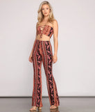Wanderlust Beauty Lace-Up Top