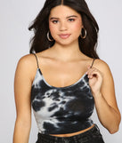 Tie Dye Glam Crop Top