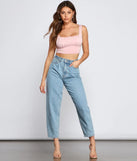 Next Level Ruched Cropped Tank Top