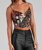 Bohemian Dream Paisley Crop Top