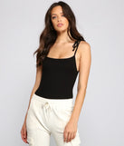 Sealed In Basics Ribbed Knit Bodysuit