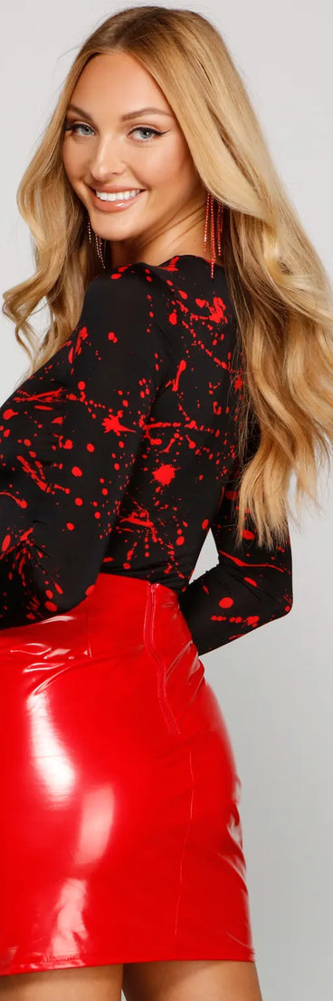 Ghoul And Glam Halloween Bodysuit