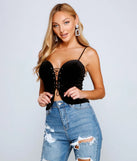 Timeless Luxe Velvet Bustier