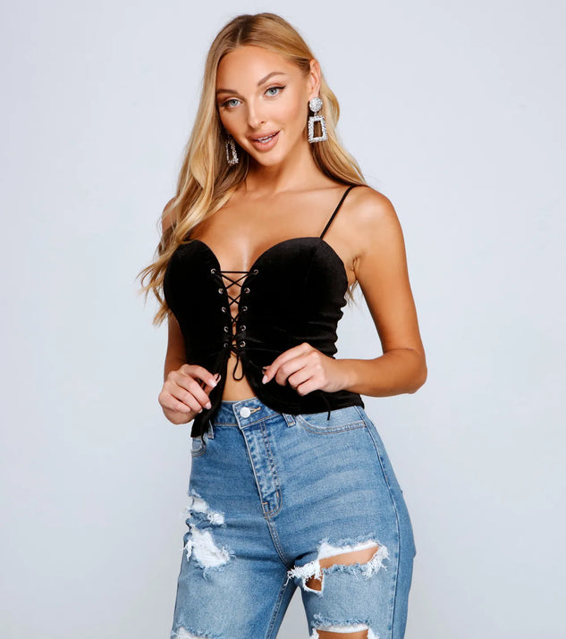 Timeless Luxe Velvet Bustier