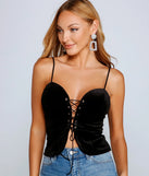 Timeless Luxe Velvet Bustier