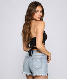 Sultry Vibes Cutout Halter Top