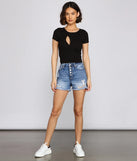 Chic Cuts Asymmetrical Ribbed Knit Top