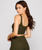 Trendy Textures Sleeveless Knit Tank