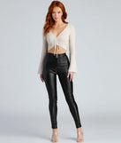 Chic Moment Bell Sleeve Crop Top