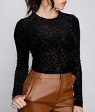 Stylish And Alluring Sheer Mesh Crop Top
